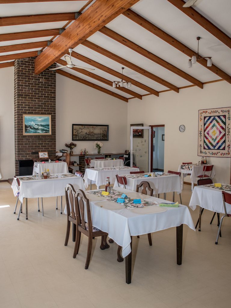 Assisted living dining room