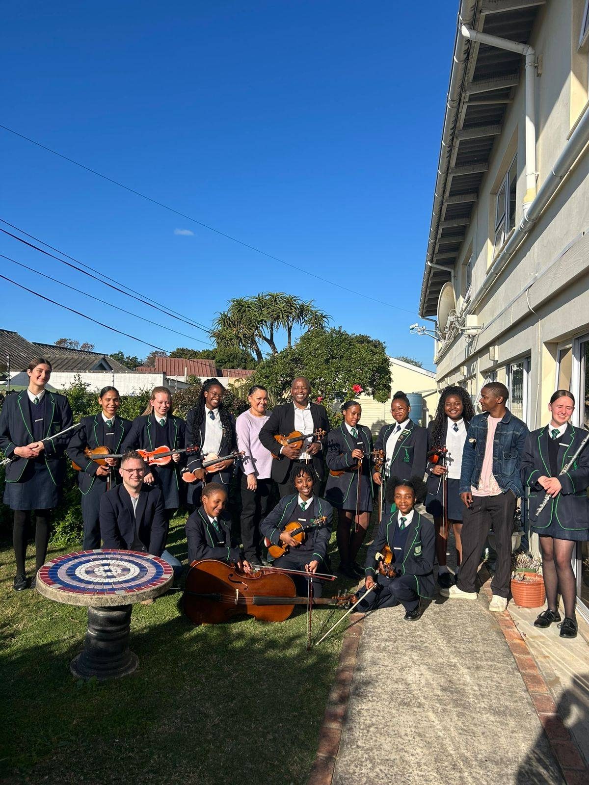 Visiting orchestra performing for residents